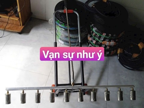 Bộ Vạn Sự Như Ý 10 Đầu Loa Lửa HUTACO GAS TORCH Dây dài 15m