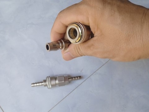 Khớp nối nhanh tự động inox chống gỉ sét 