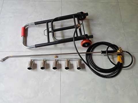 Bộ Ngũ Đức Ngũ Phúc 5 Đầu Loa Lửa HUTACO GAS TORCH  Dây dài 15m