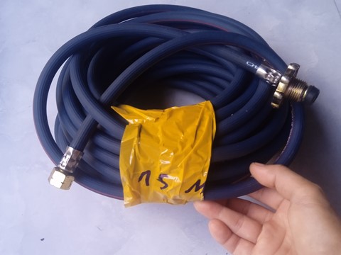 Bộ Dây Dẫn Gas Khò Công Nông Nghiệp Đầu HUTACO GAS TORCH Dài 15m 